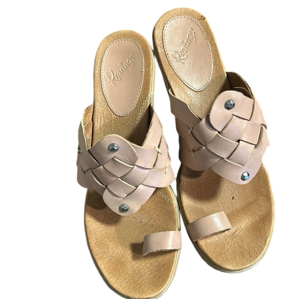 Kravings preowned wedge slip on. Scuff mark on back of right heel. Smoke free